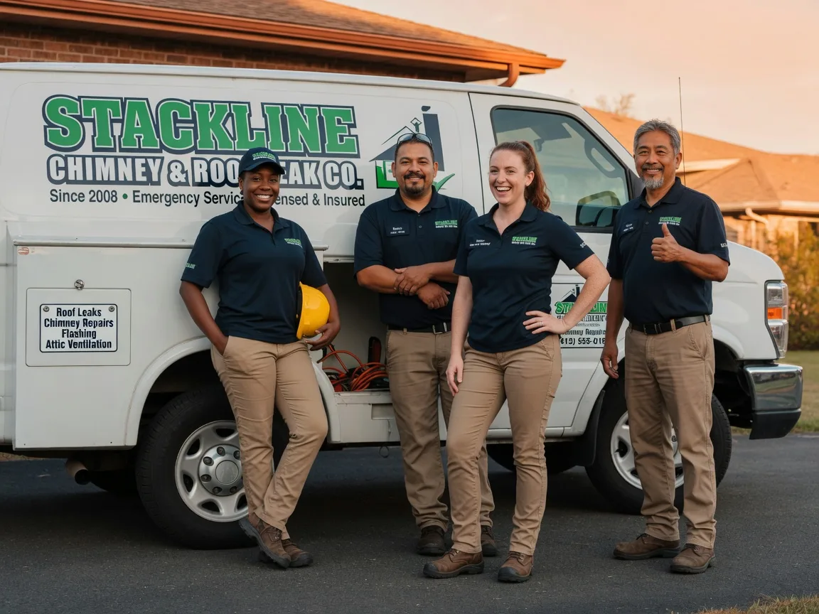 Chimney flashing repair company in Creighton, PA